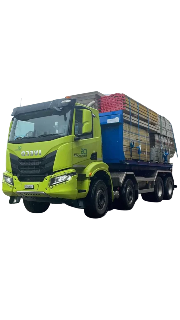 Flotte de camions multi-usage DS Transports SA disponible pour vos chantiers en Suisse romande